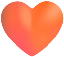 Orange Heart Emoji